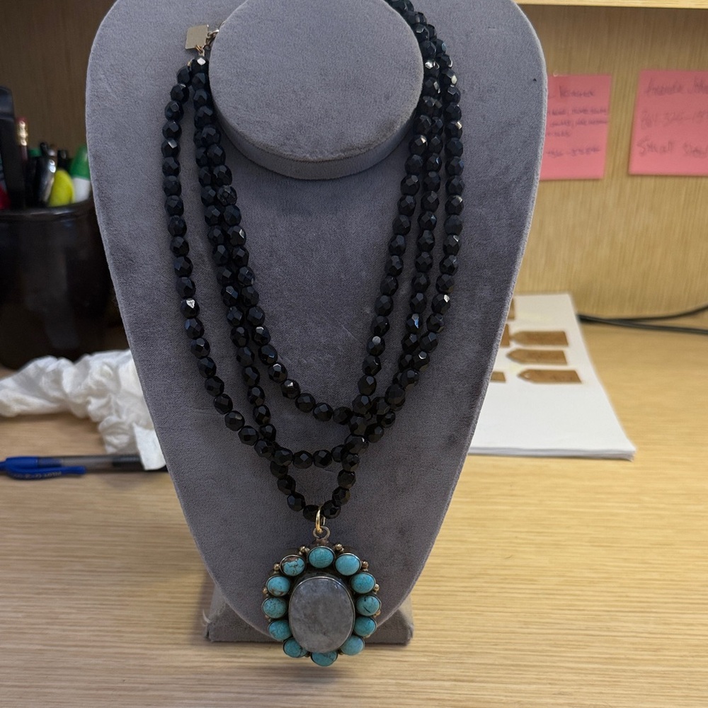 Made In The Deep South 1960’s Turquoise Necklace.